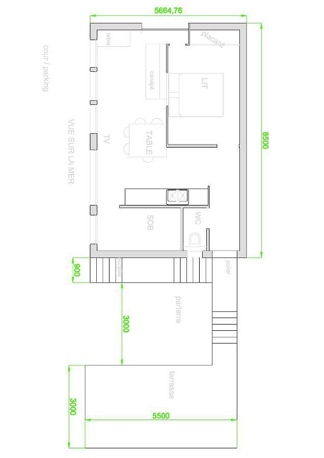 Gîte pour 4 personnes, avec terrasse et vue à Hautot-sur-Mer - 2
