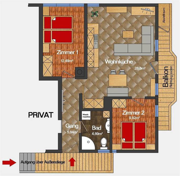 Ganze Ferienwohnung, Ferienwohnung Erbhof in Villgratner Berge, Heinfels