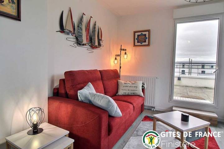 Gîte pour 2 personnes, avec terrasse à Concarneau