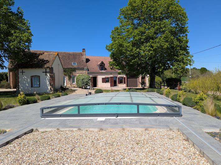 Gemütliche renovierte Fermette mit Garten, 2 Schlafzimmer für 4-5 Personen in ruhiger ländlicher Lage in Montargis und Umgebung