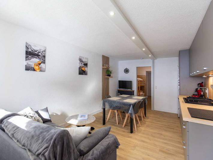 Studio pour 6 personnes, avec Balcon