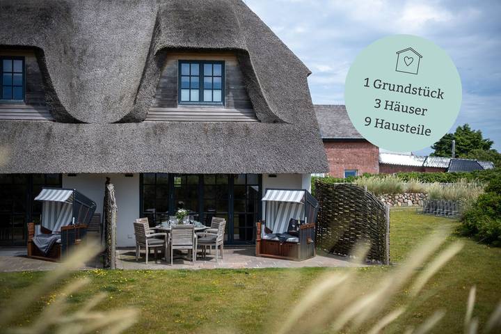 Ferienhaus für 6 Personen, mit Terrasse und Garten sowie Sauna