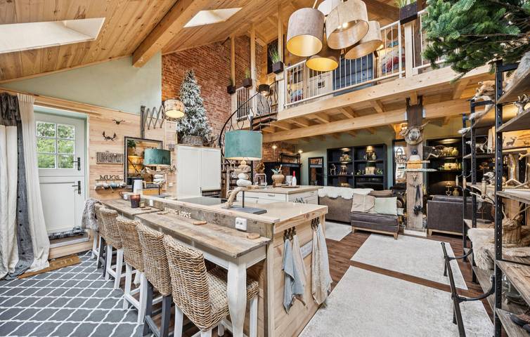 Bauernhof für 10 Personen, mit Terrasse und Pool sowie Ausblick und Garten, mit Haustier in Leer und Umgebung - 4