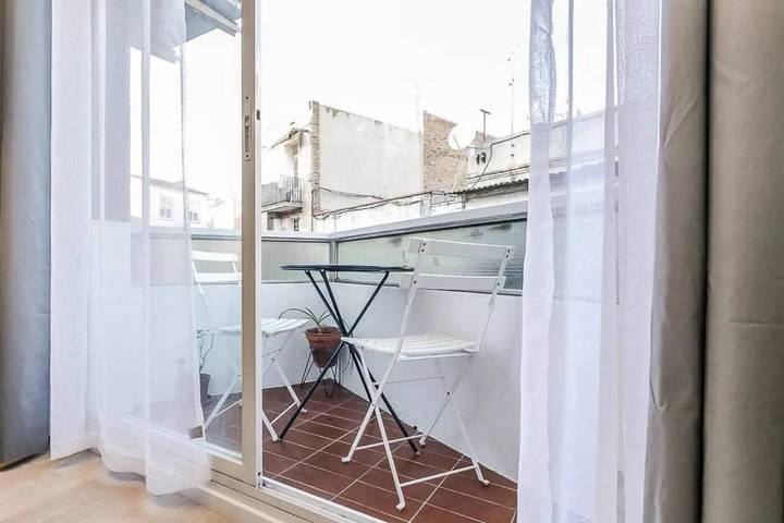 Hel lejlighed, Ferielejlighed for 4 personer med balkon in Barcelona Centre, Barcelona