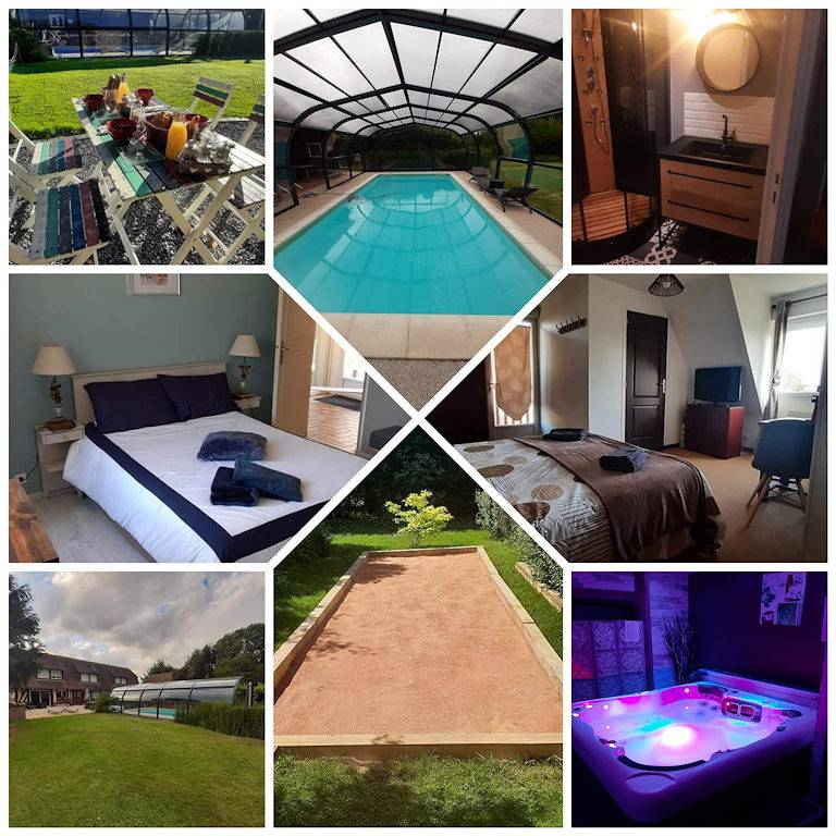La Maison Melidine - Chambre 1 : Honfleur in Saint-Mards-de-Blacarville, Région de Bernay