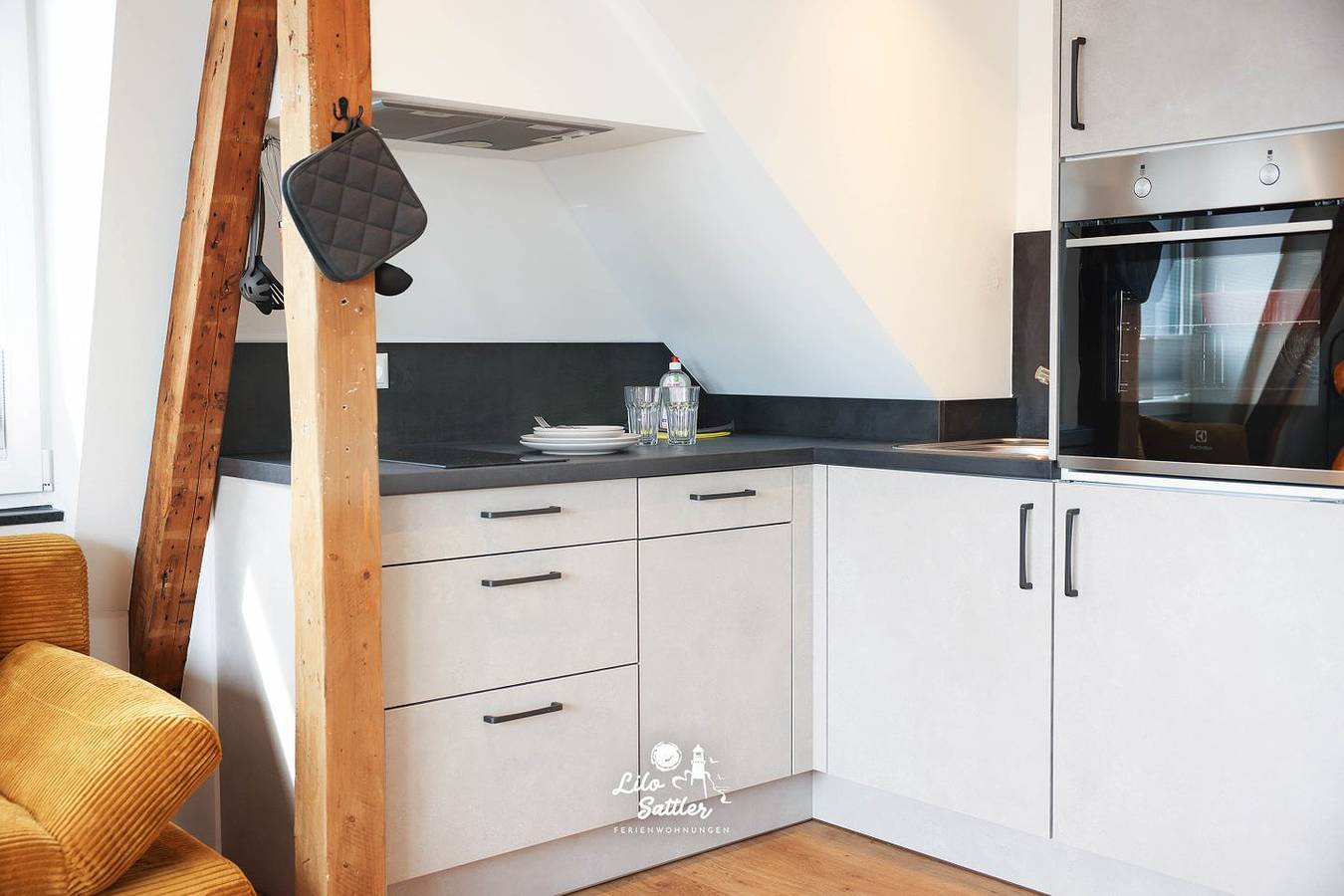 Ganze Wohnung, Deichstuben Whg. 3 – Studio für 2 am Hafen, Balkon & Top-Lage in Hafen Büsum, Büsum