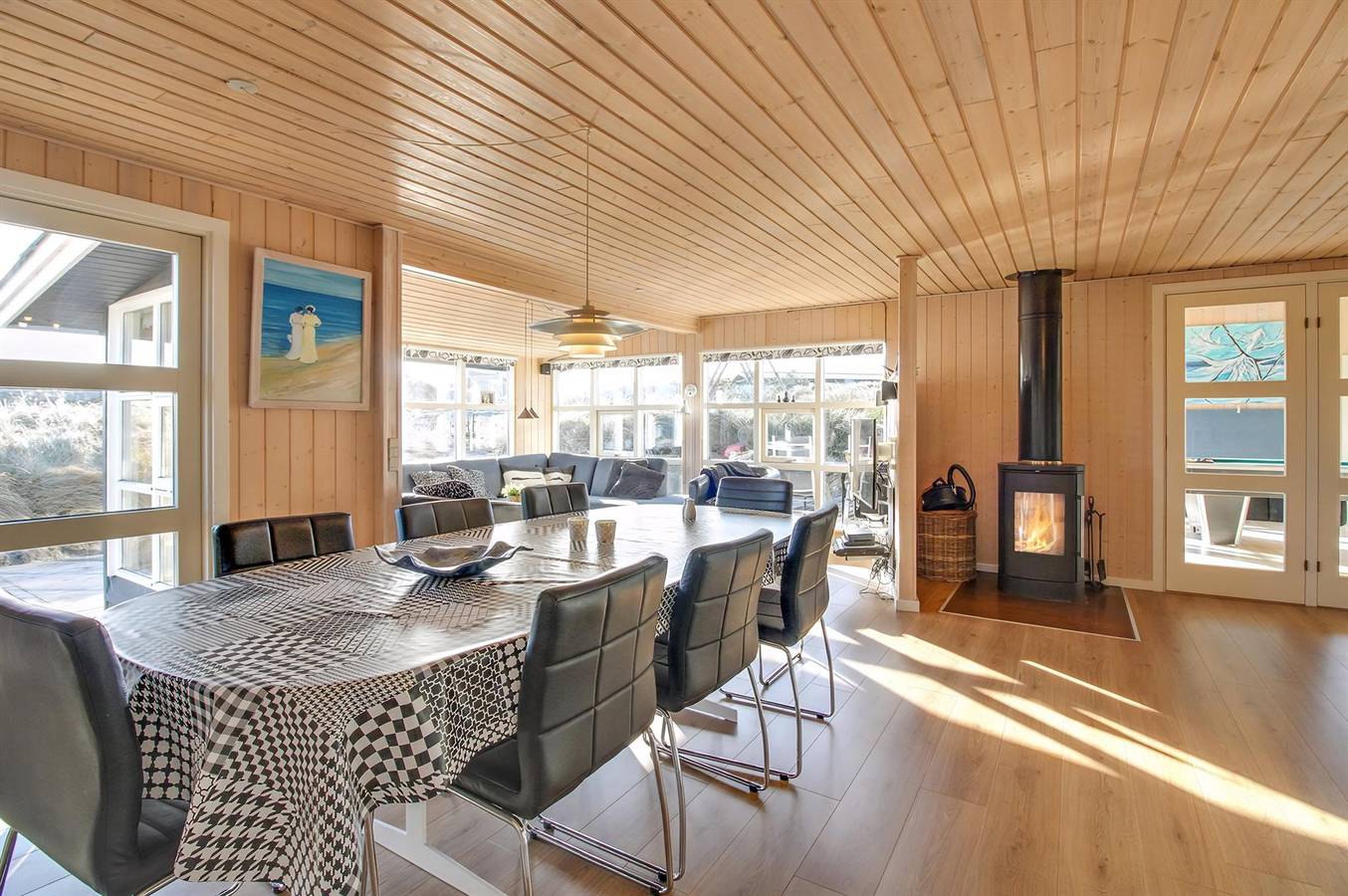 Stunning home in Vejers Strand w/ Sauna, 4 Bedrooms and Wifi in Vejers Strand, Varde Kommune