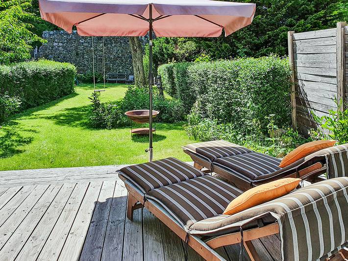 Ferienhaus für 4 Personen, mit Terrasse und Garten