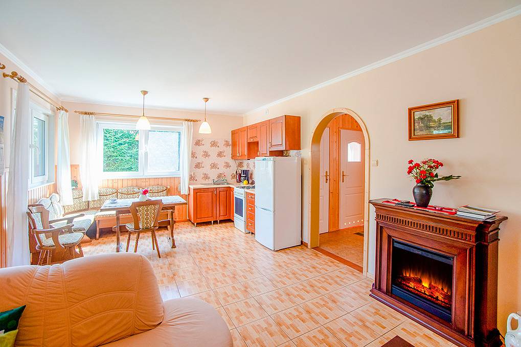 Casa de vacaciones para 6 personas con terraza in Masuria