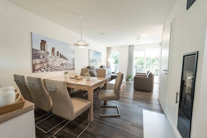 Ferienhaus für 6 Personen, mit Sauna und Ausblick sowie Balkon in Wangerland - 3