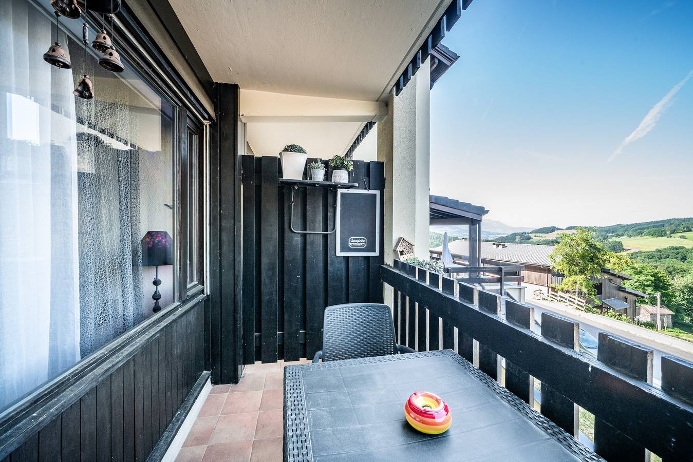 Monolocale intero, Studio di charme con vista montagna e balcone in Bogève, Thonon-les-Bains e dintorni