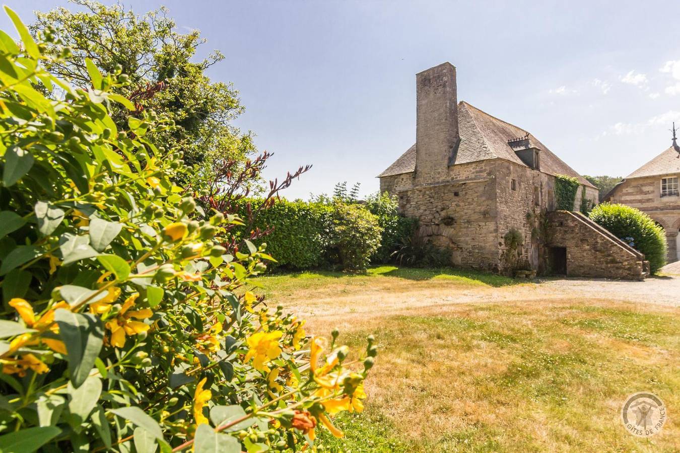 Le château de Briquebosq in Bricquebosq, Côte de la Déroute