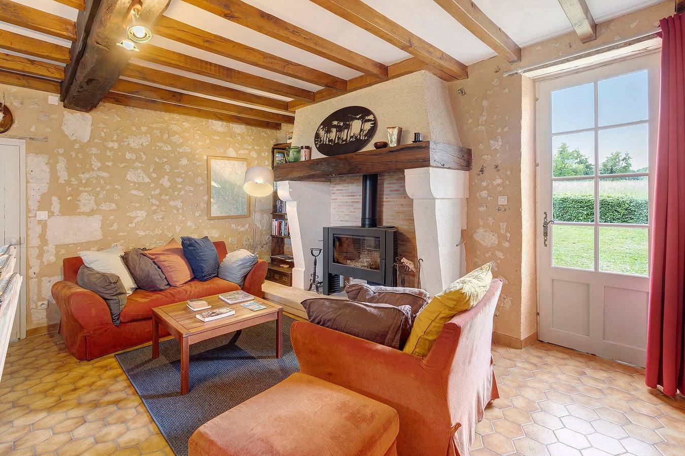 Maison de campagne « La Tuilerie » avec piscine privée et jardin privé in Vanxains, Périgord Vert