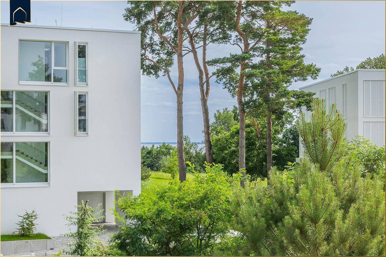 Ganze Wohnung, Moderne Ferienwohnung am Stettiner Haff mit Sauna und Spielbereich im Grünen in Zirchow, Usedom