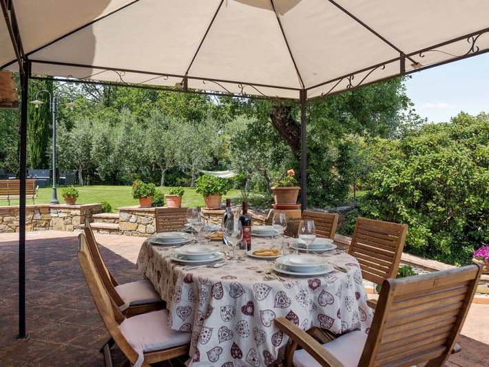 Location de vacances pour 8 personnes, avec vue et jardin à Radda in Chianti - 4