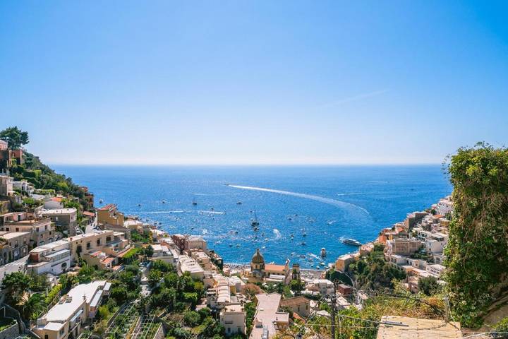 B&B für 2 Personen, mit Balkon und Terrasse sowie Garten und Pool in Positano