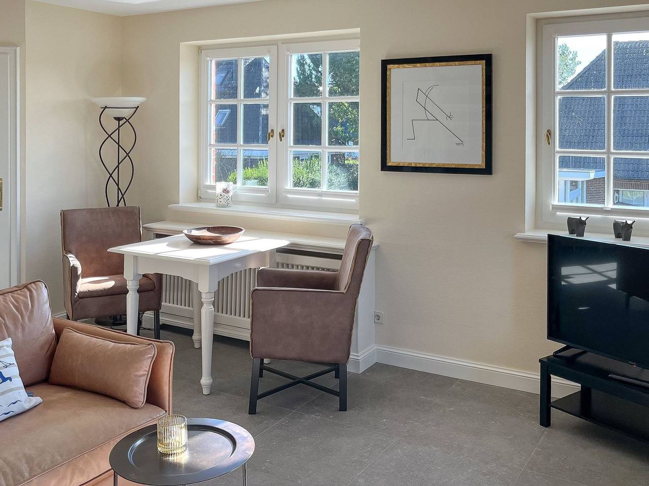 Ganze Wohnung, Apartment mit Meerblick, Parkplatz, Balkon und Internet - 1 km zum Strand in Sylt-Ost, Sylt (Gemeinde)