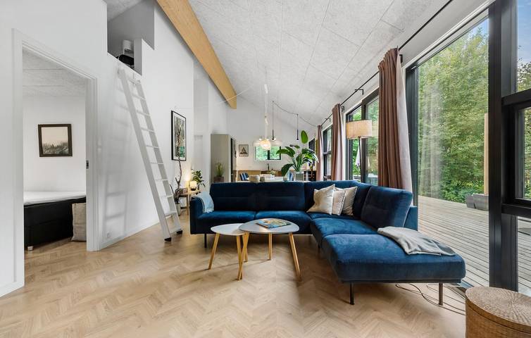 Location de vacances pour 8 personnes, avec jardin ainsi que vue sur le lac et terrasse, animaux acceptés à Ebeltoft - 4