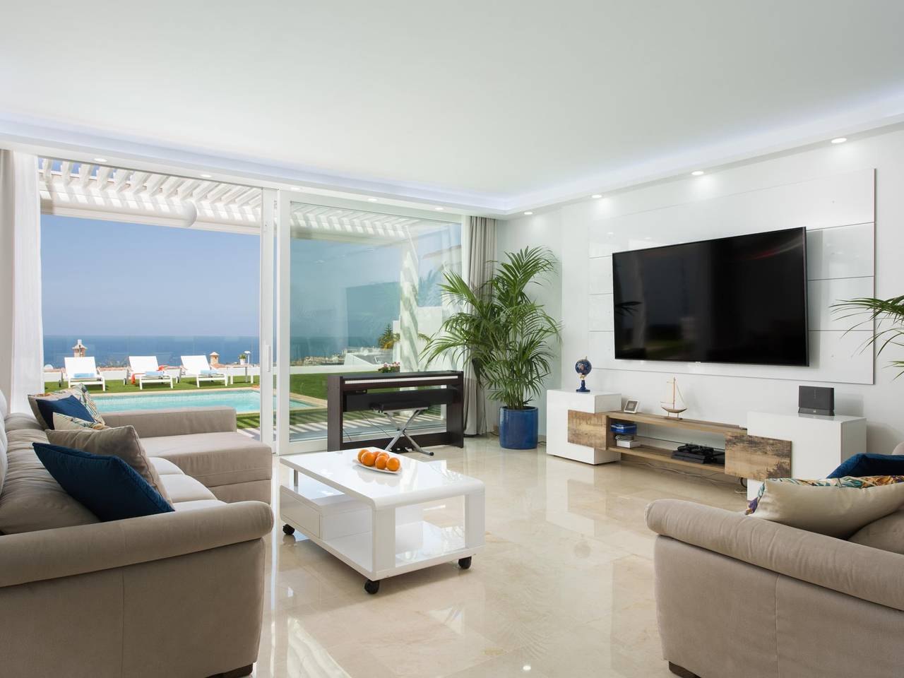 Villa Valentina Ocean View Heizbad in Adeje, Teneriffa Süd