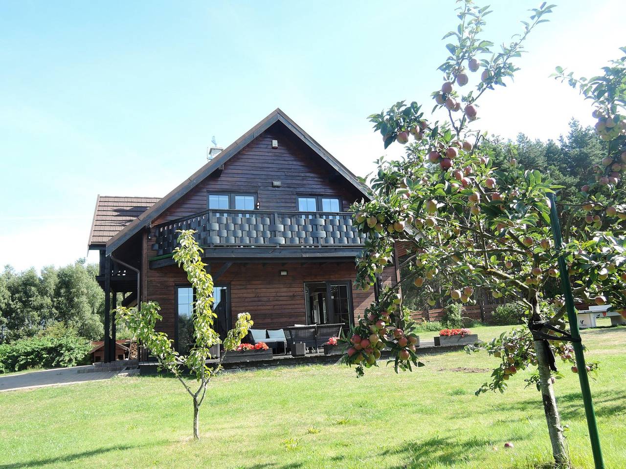 Holzhaus Kolczewo nahe Ostseestrand in Kołczewo, Stettiner Haff