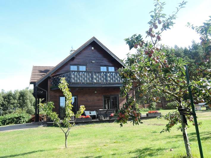 Holzhaus Kolczewo nahe Ostseestrand in Kołczewo, Stettiner Haff