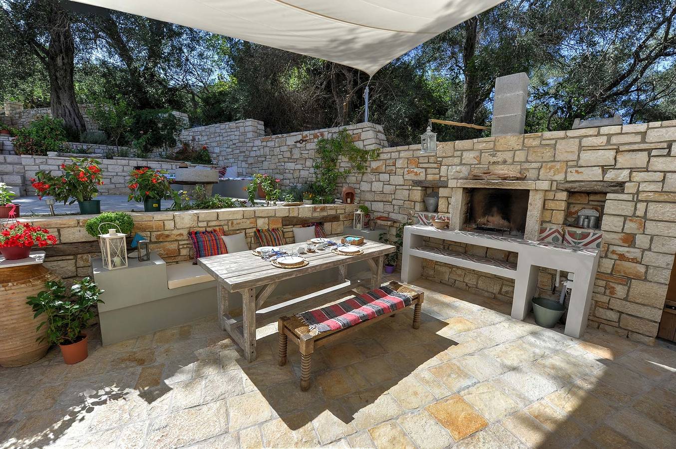 Βίλα για 4 άτομα με κήπο in Μπογδανάτικα, Παξούς