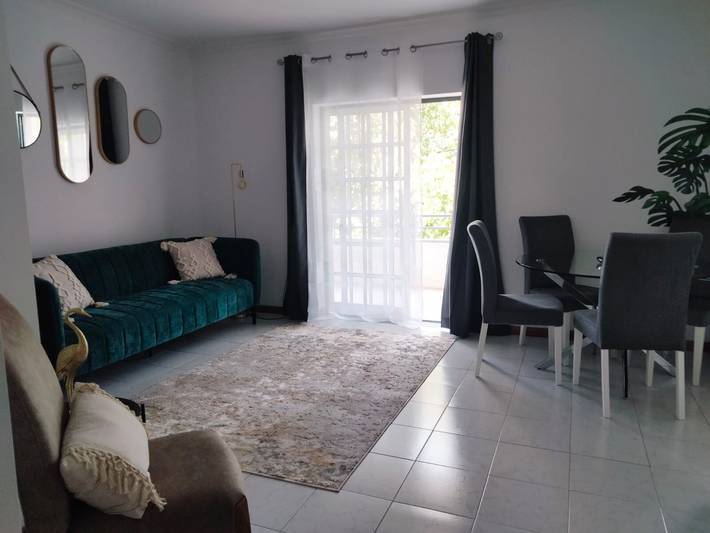 Apartamento entero, Apartamento 'Garça-Real 2' con terraza y self check-in en Caldas da Felgueira in Canas de Senhorim, Distrito de Viseu