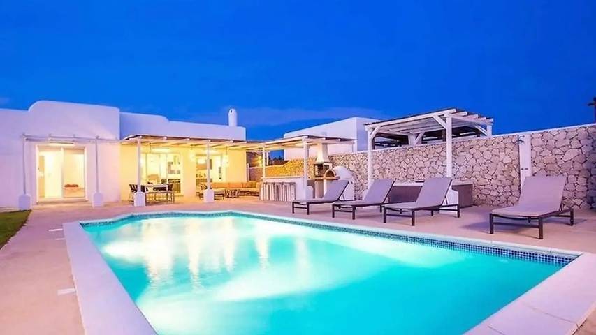 Bungalow für 8 Personen, mit Pool und Terrasse sowie Garten auf Rhodos
