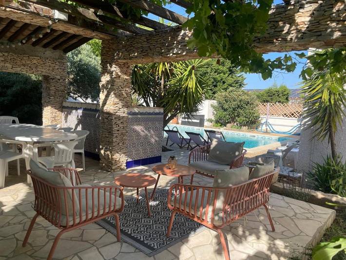 Gîte pour 6 personnes, avec piscine ainsi que jardin et vue à La Redorte - 2