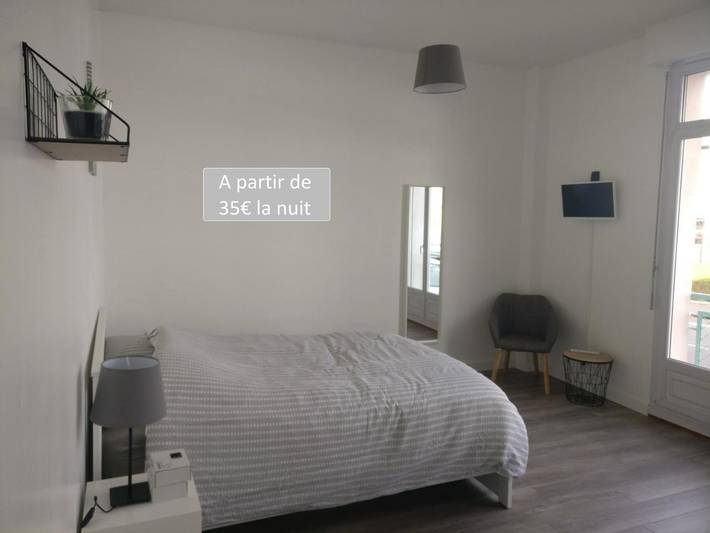 Appart’hôtel pour 3 personnes, avec balcon