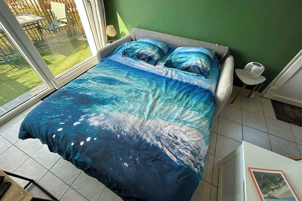 Ganze Wohnung, Studio individuel plein pied avec extérieur et parking, à 200m des dunes . in Merlimont, Montreuil und Umgebung