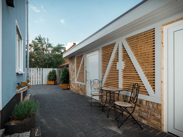 Ferienwohnung für 4 Personen, mit Balkon und Terrasse sowie Garten und Seeblick in Geierswalde - 3