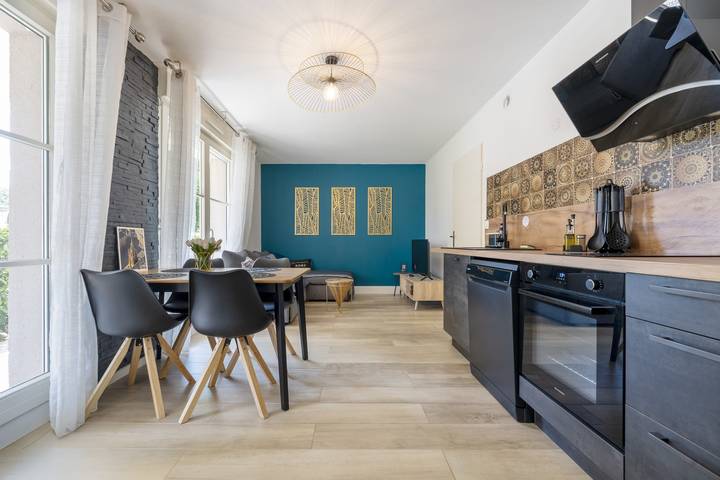 Appartement de vacances pour 2 personnes, avec Terrasse et Jardin