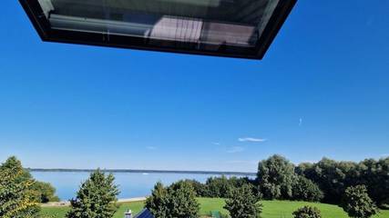 Ferienhaus für 8 Personen, mit Terrasse und Seeblick sowie Garten und Sauna, mit Haustier in Göhren-Lebbin