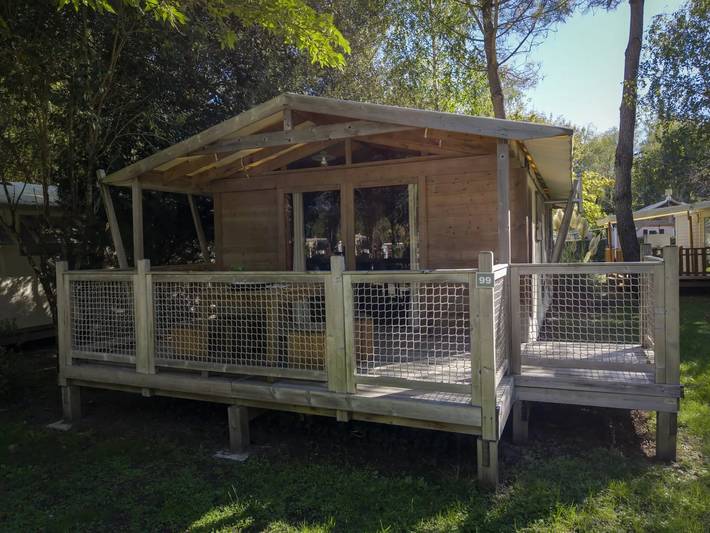 Chalet für 4 Personen, mit Kinderpool in Grayan-et-l'Hôpital - 2