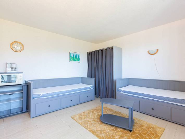 Studio pour 4 personnes, avec balcon