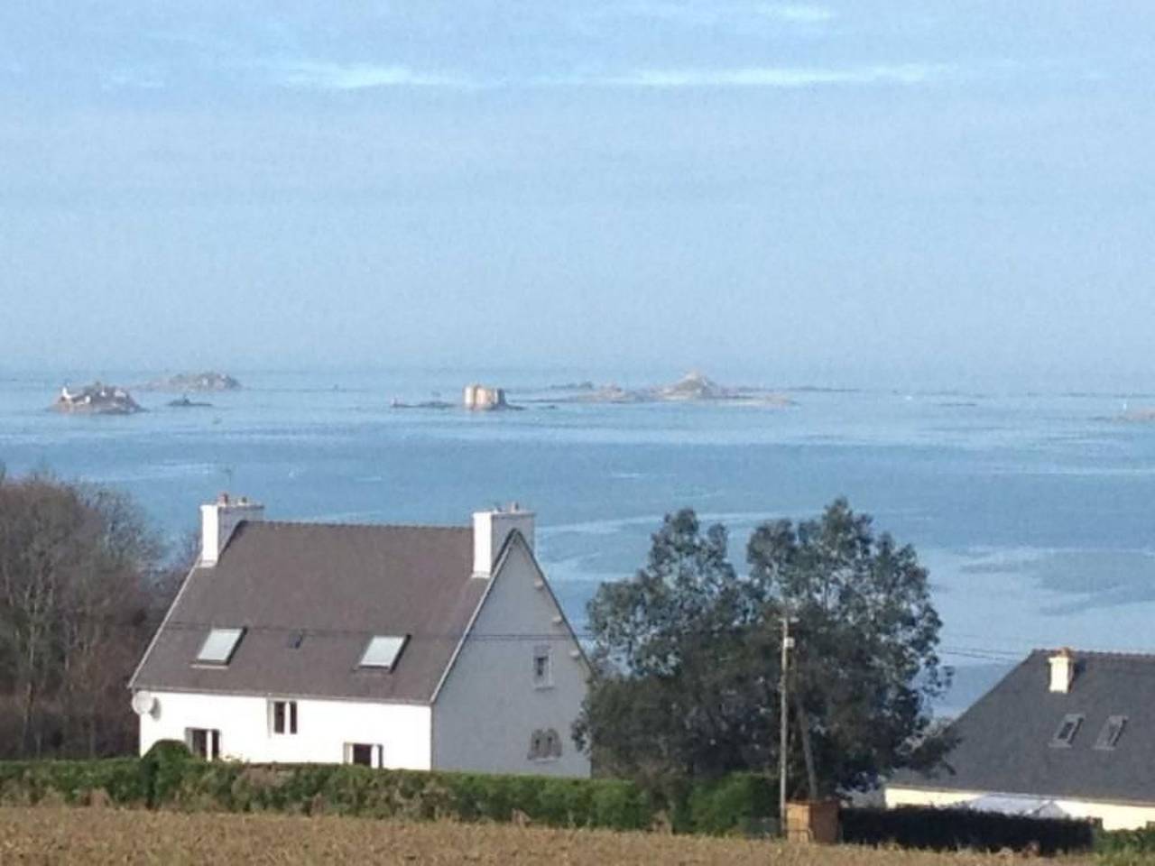 Villa "Cobalan" mit Blick auf das Wasser in Taulé, Ceinture Dorée