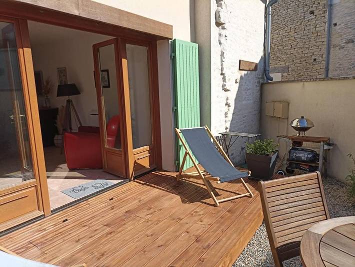 Location de vacances pour 2 personnes, avec terrasse à Arçais - 4