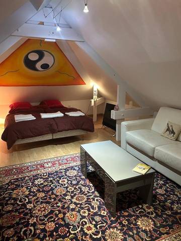 Gîte pour 3 personnes, avec vue ainsi que jardin et sauna, animaux acceptés à Étaples