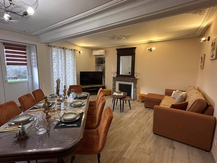 Gîte pour 6 personnes, avec jardin