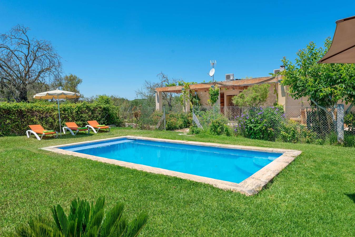 El Reboster (Carboneras) - Gemütliches Landhaus mit privatem Pool und schönem Garten. Wifi gratis in Maria de la Salut, Mallorca Inselmitte