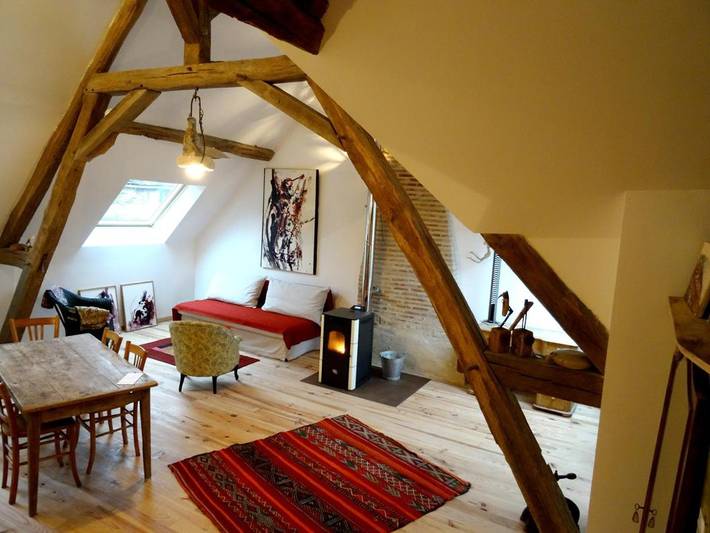 Chambre d’hôte pour 4 personnes, avec vue et jardin, adapté aux familles