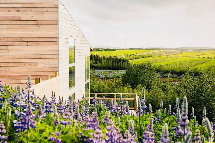 Casa rural para 8 personas, con terraza además de jardín y vistas en Islandia