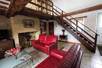 Location de vacances pour 6 personnes, avec jardin à Ryes