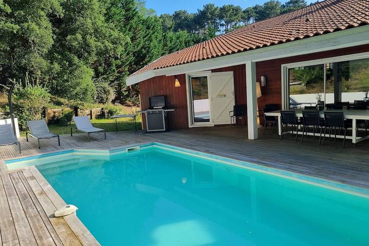 Villa pour 12 personnes, avec jardin et terrasse à Seignosse