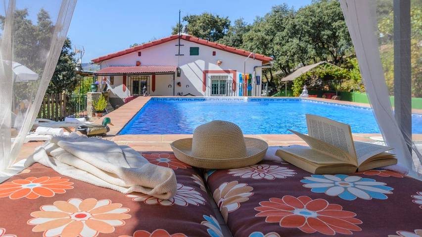 Chalet para 5 personas, con balcón/terraza y piscina en Valle del Genal - 2