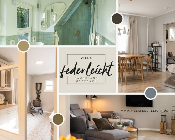 Villa Federleicht Sauerland-Medebach - Vacation home, 120sqm, 3 bedrooms, max 6 persons in Medebach, Hochsauerlandkreis
