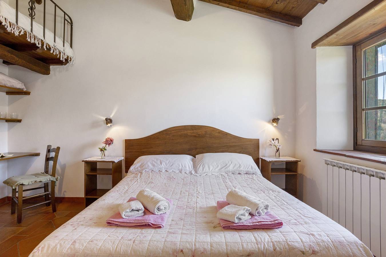 Room 'Camera A - Prato Fiorito' with Mountain View, Shared Pool and Garden in Bagni di Lucca, Lucca Province
