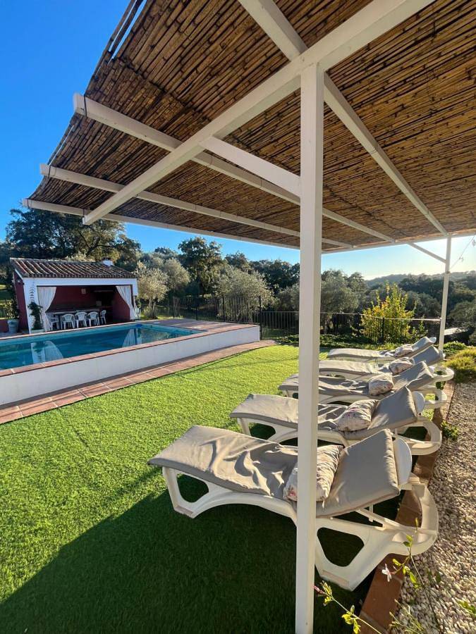 Casa de vacaciones para 10 personas, con jardín además de piscina y vistas, Se admiten mascotas en Sierra Norte de Sevilla - 4