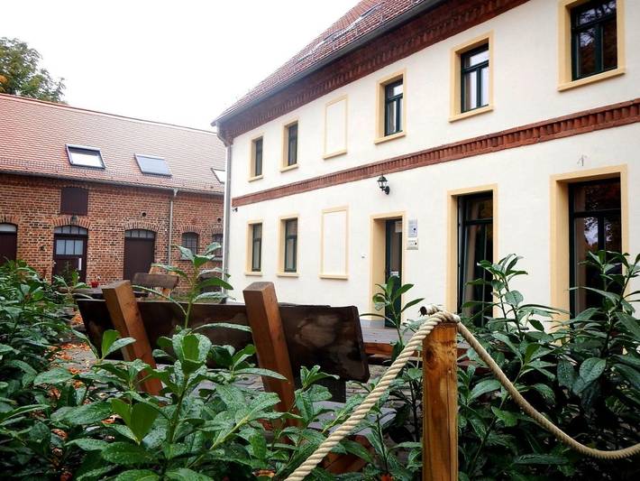 Ferienhaus für 2 Personen, mit Terrasse und Garten in Rackwitz